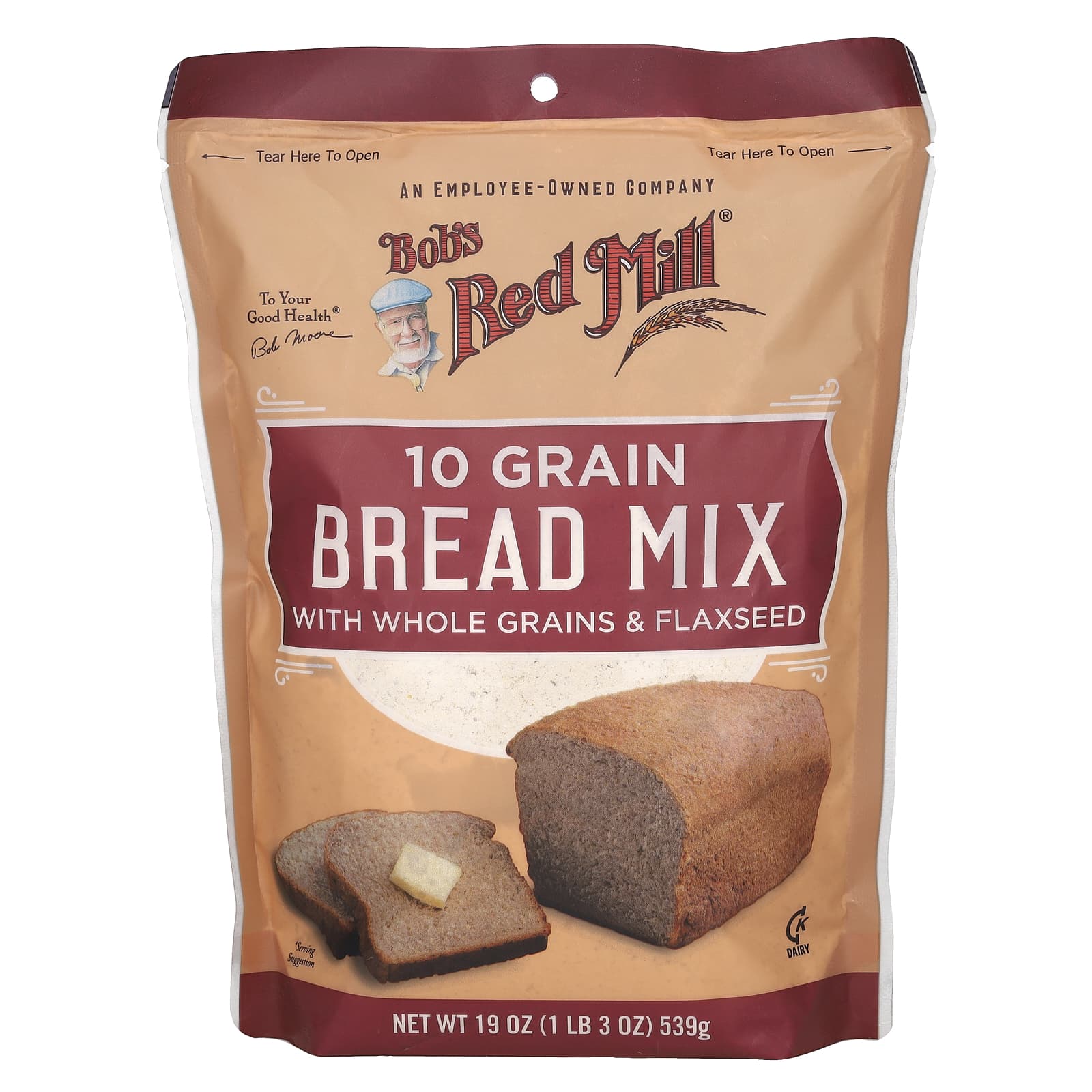 Bob's Red Mill 10 Grain Bread Mix with Whole Grains & Flaxseed | Easy Baking - Image 1