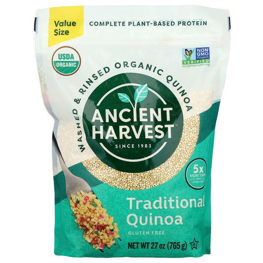 Ancient Harvest Organic Quinoa 27 oz - High-Fiber, Gluten-Free, USDA Certified - Image 1