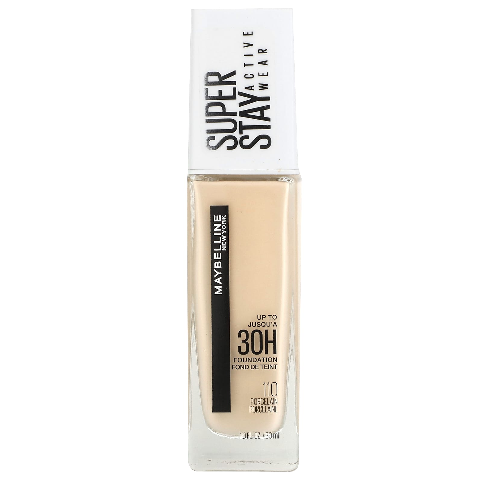 Maybelline, Super Stay, Active Wear Foundation, 110 Porcelain, 1 fl oz (30 ml) - Image 1