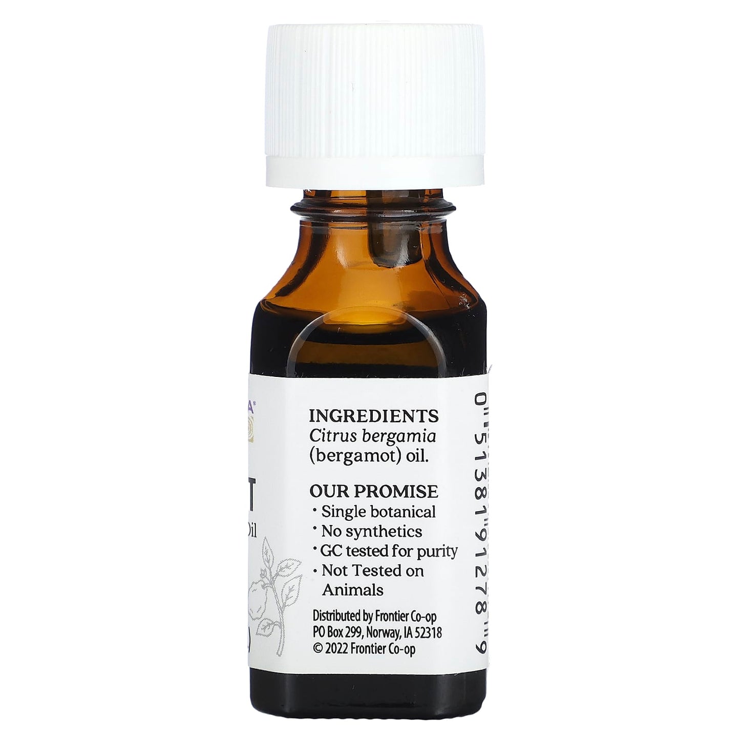 Aura Cacia 100% Pure Bergamot Essential Oil 0.5 fl oz (15 ml) - Image 2