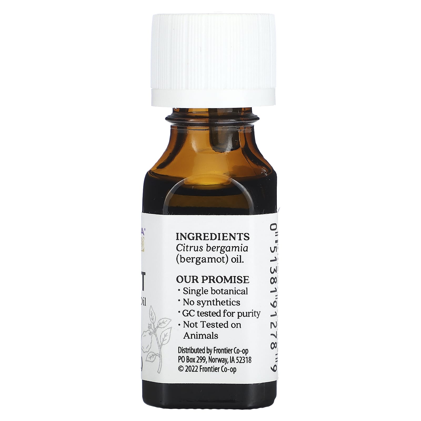 Aura Cacia 100% Pure Bergamot Essential Oil 0.5 fl oz (15 ml) - Image 2