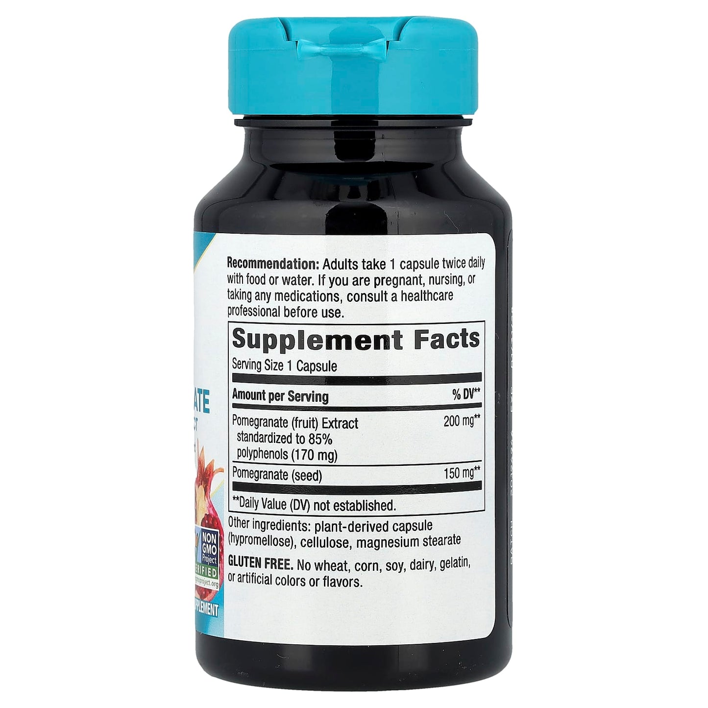 Nature's Way, Pomegranate Premium Extract, 350 mg, 60 Vegan Capsules - Image 2