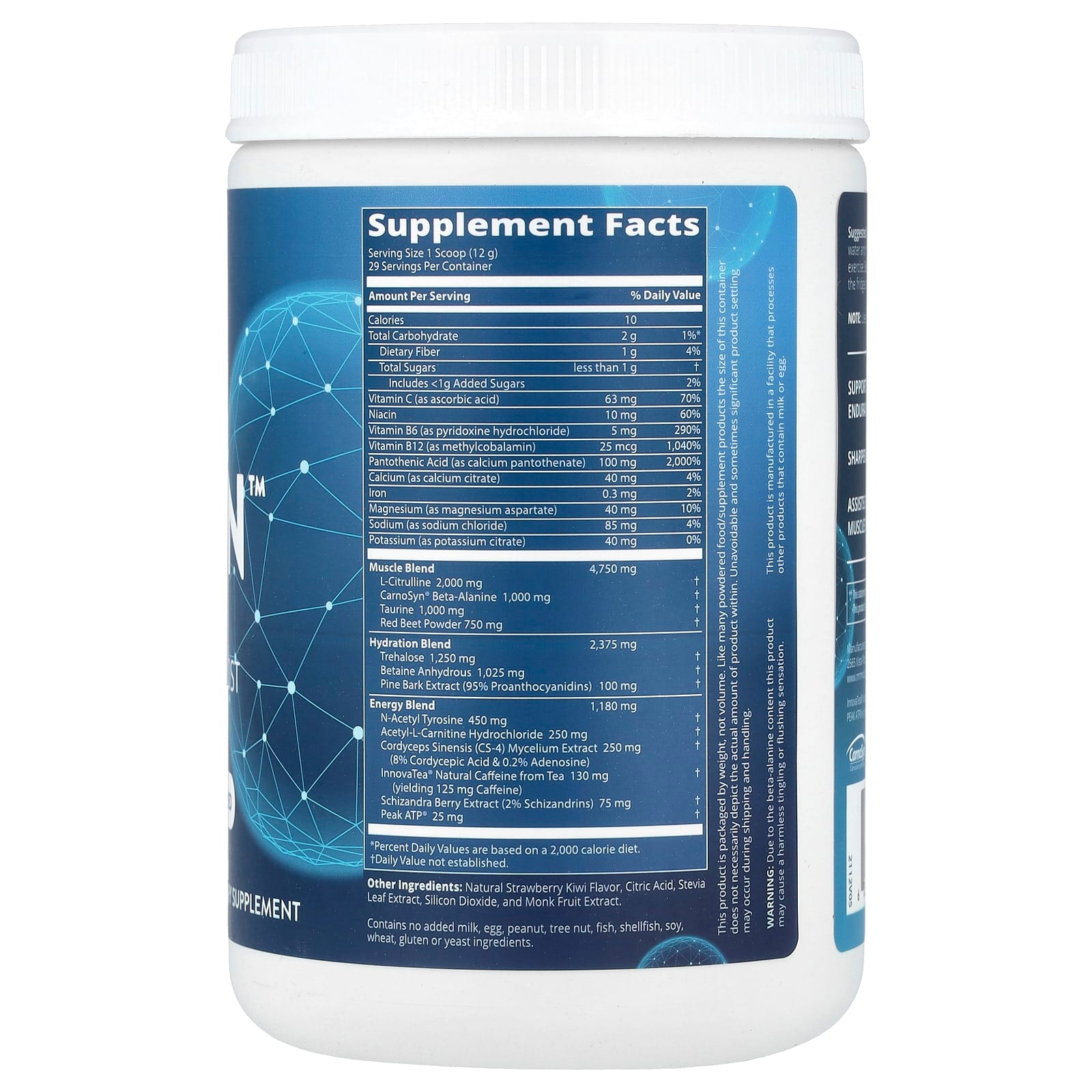 MRM Nutrition, DRIVEN™, Pre-Workout Boost, Strawberry Kiwi, 12.3 oz (350 g) - Image 2