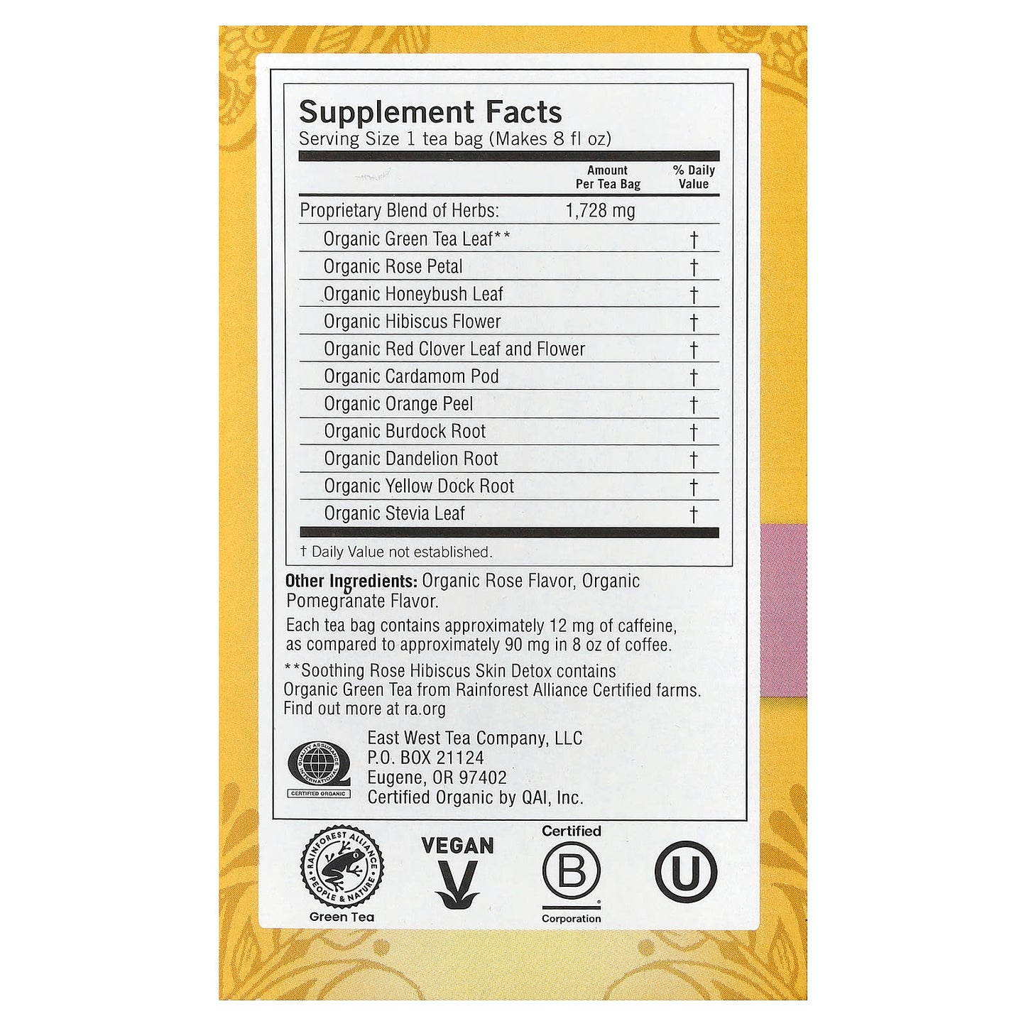 Yogi Tea, Skin DeTox, Soothing Rose Hibiscus, 16 Tea Bags, 1.12 oz (32 g) - Image 2