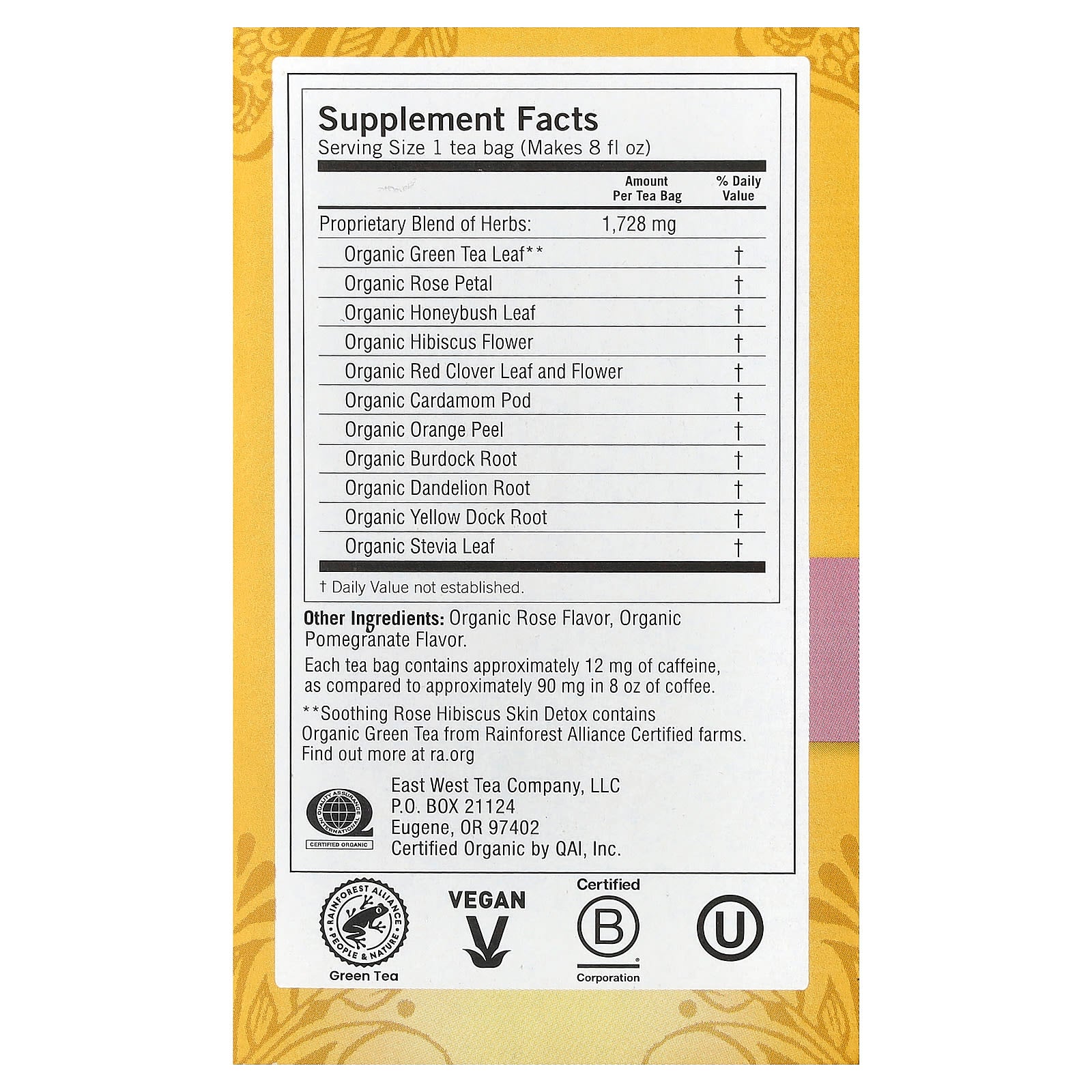 Yogi Tea, Skin DeTox, Soothing Rose Hibiscus, 16 Tea Bags, 1.12 oz (32 g) - Image 2