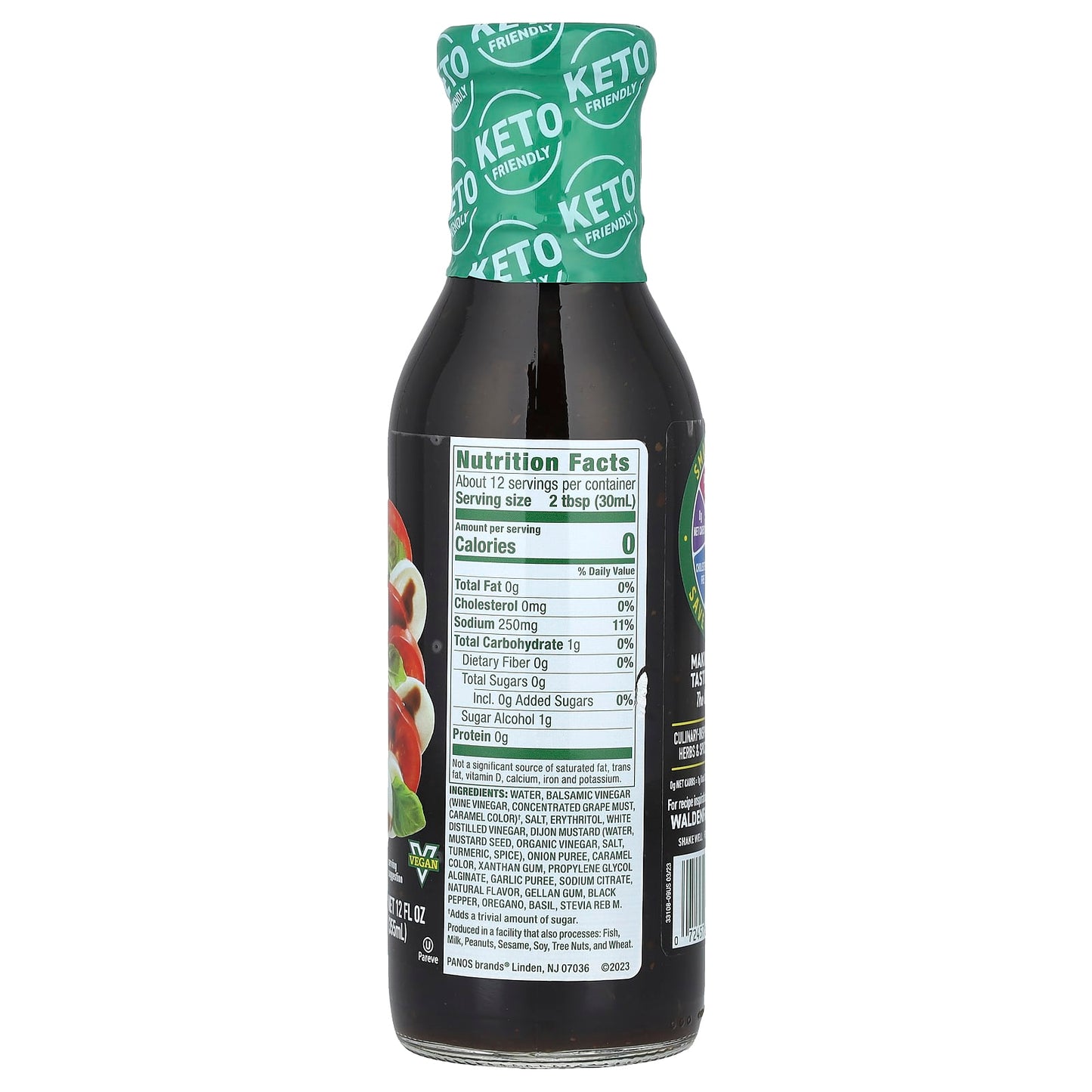 Walden Farms, Balsamic Vinaigrette, 12 fl oz (355 ml) - Image 2