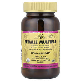 Solgar Female Multiple Vitamin & Mineral Supplement for Women - 120 Tablets