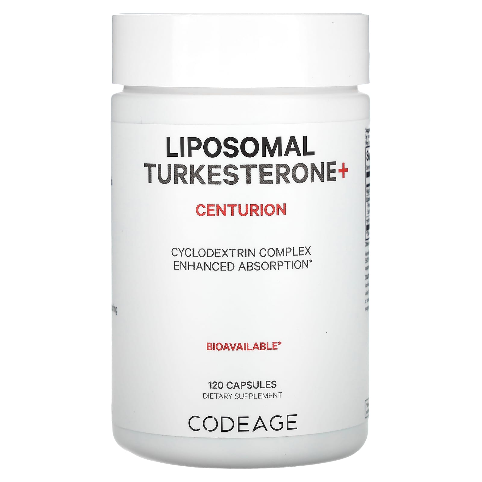 Unlock Peak Performance with CodeAge Liposomal Turkesterone+ Centurion Capsules - Image 1