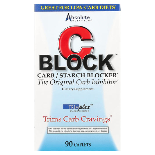 Carb Blocker Supplement for Low-Carb Diets - CBlock by Absolute Nutrition - Image 1