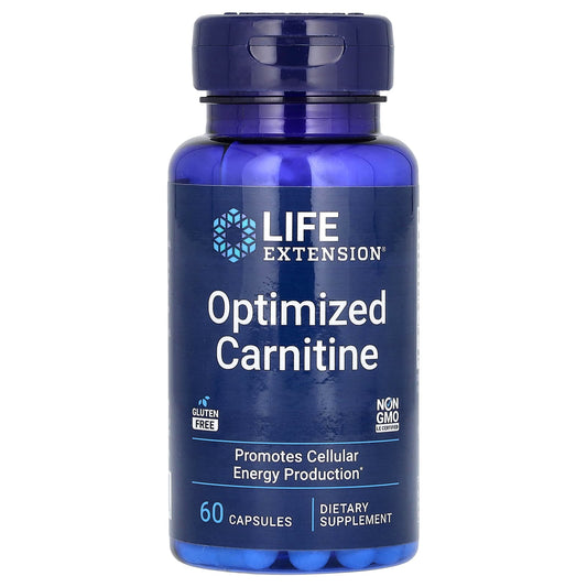 Life Extension, Optimized Carnitine, 60 Capsules - Image 1