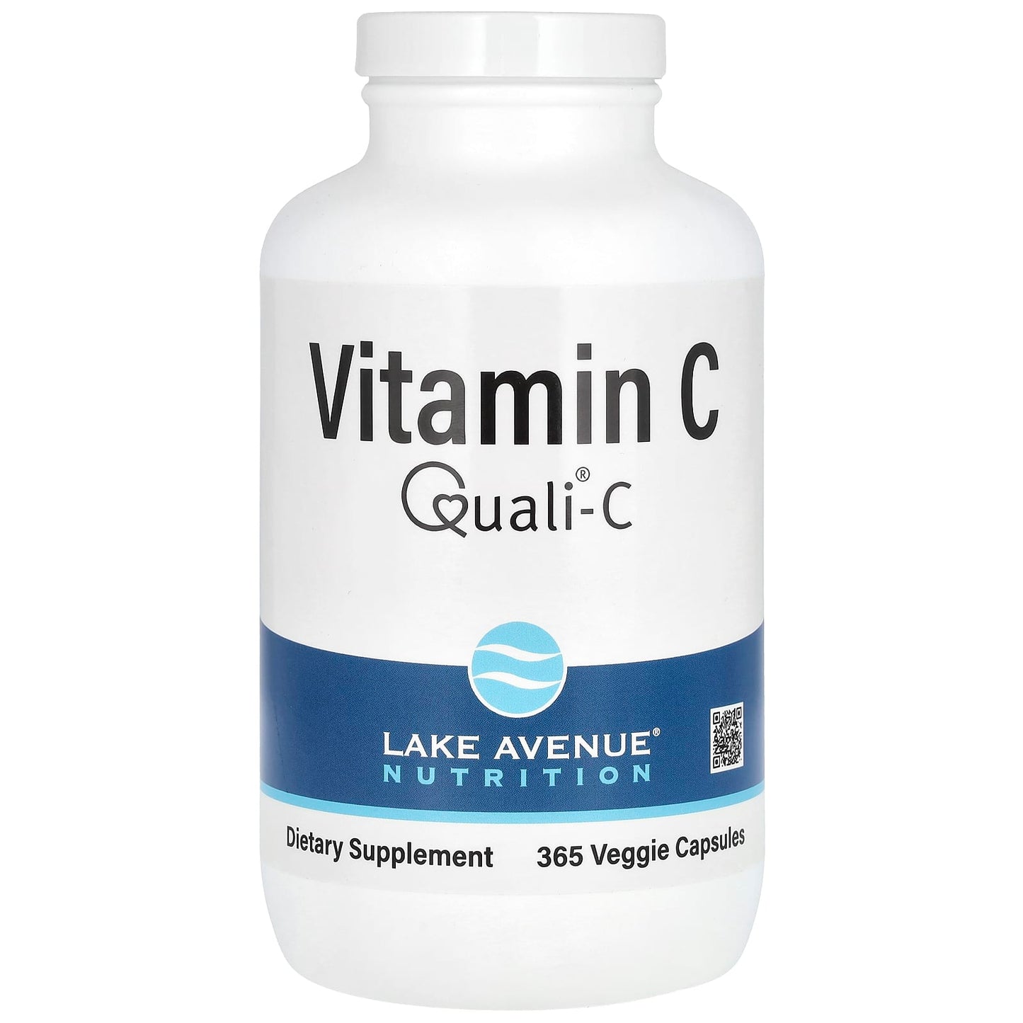 Vitamin C Supplement with Quali-C - 365 Veggie Capsules - Image 1