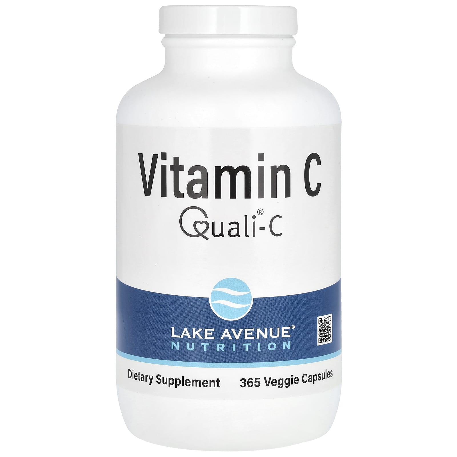 Vitamin C Supplement with Quali-C - 365 Veggie Capsules - Image 1