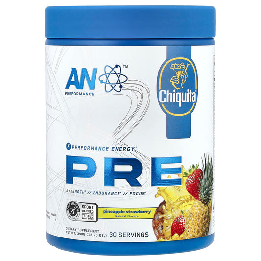 AN Supps Pre-Workout Energy & Focus Supplement with Pineapple Strawberry - Image 1