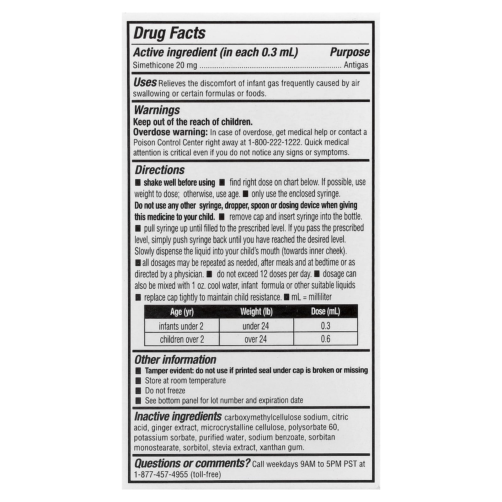 Mommy's Bliss, Baby Gas Relief Drops, Newborn+, 1 fl oz (30 ml)
