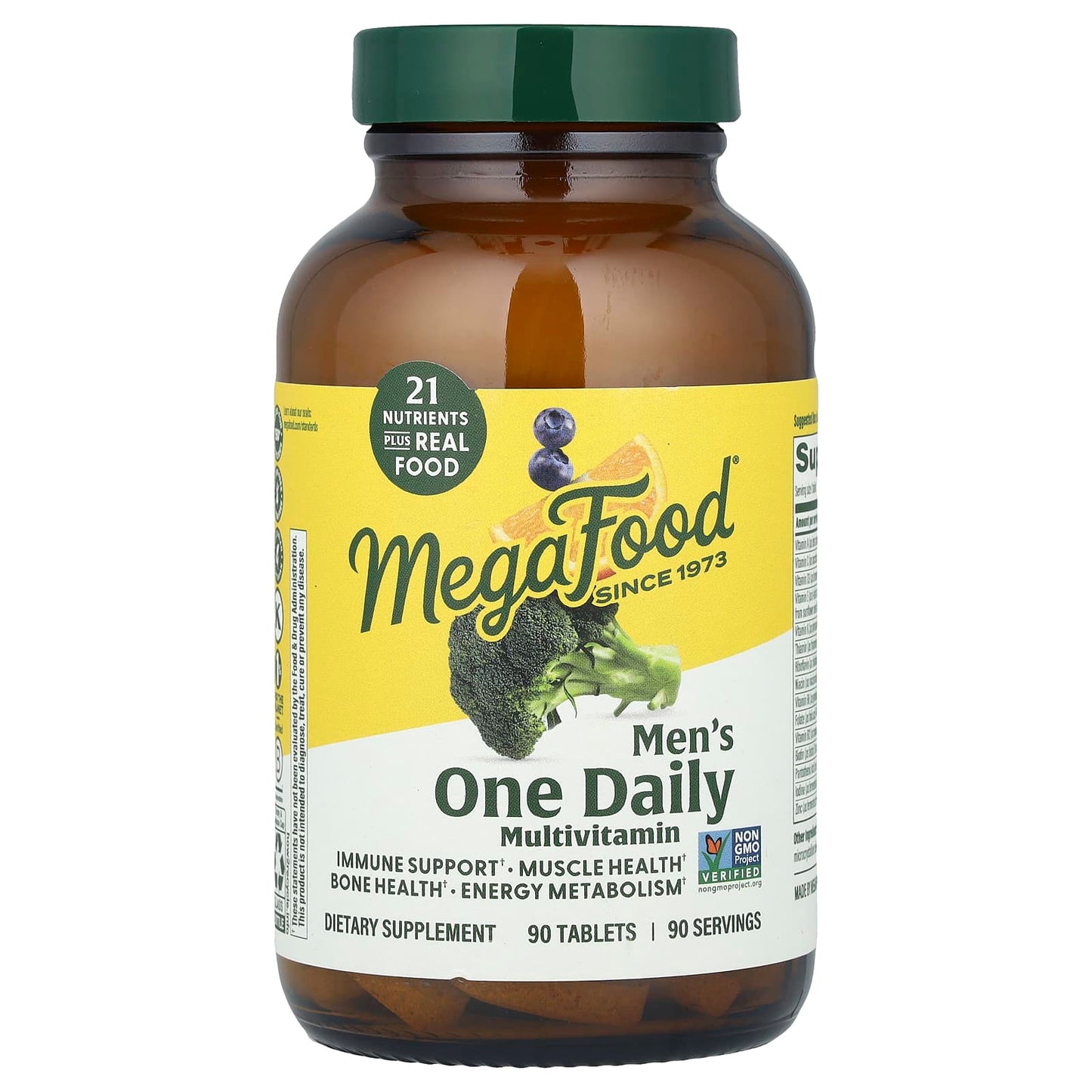 MegaFood, Men's One Daily Multivitamin, 90 Tablets - Image 1