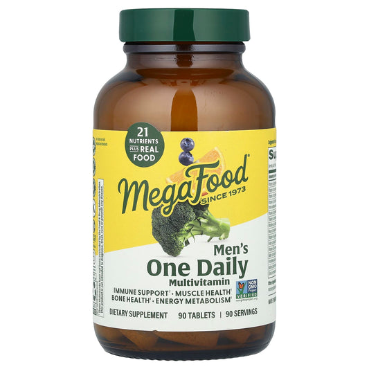 MegaFood, Men's One Daily Multivitamin, 90 Tablets - Image 1