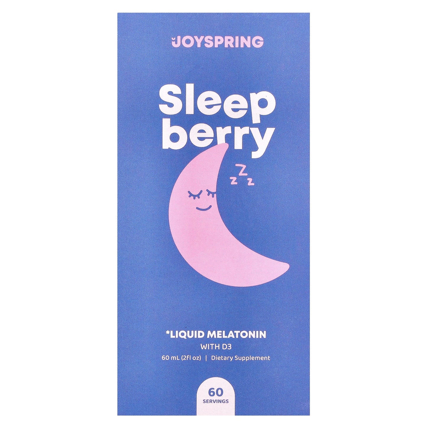 <strong>JoySpring Sleepberry Melatonin Drops</strong> - 2 fl oz (60 ml) - Image 1