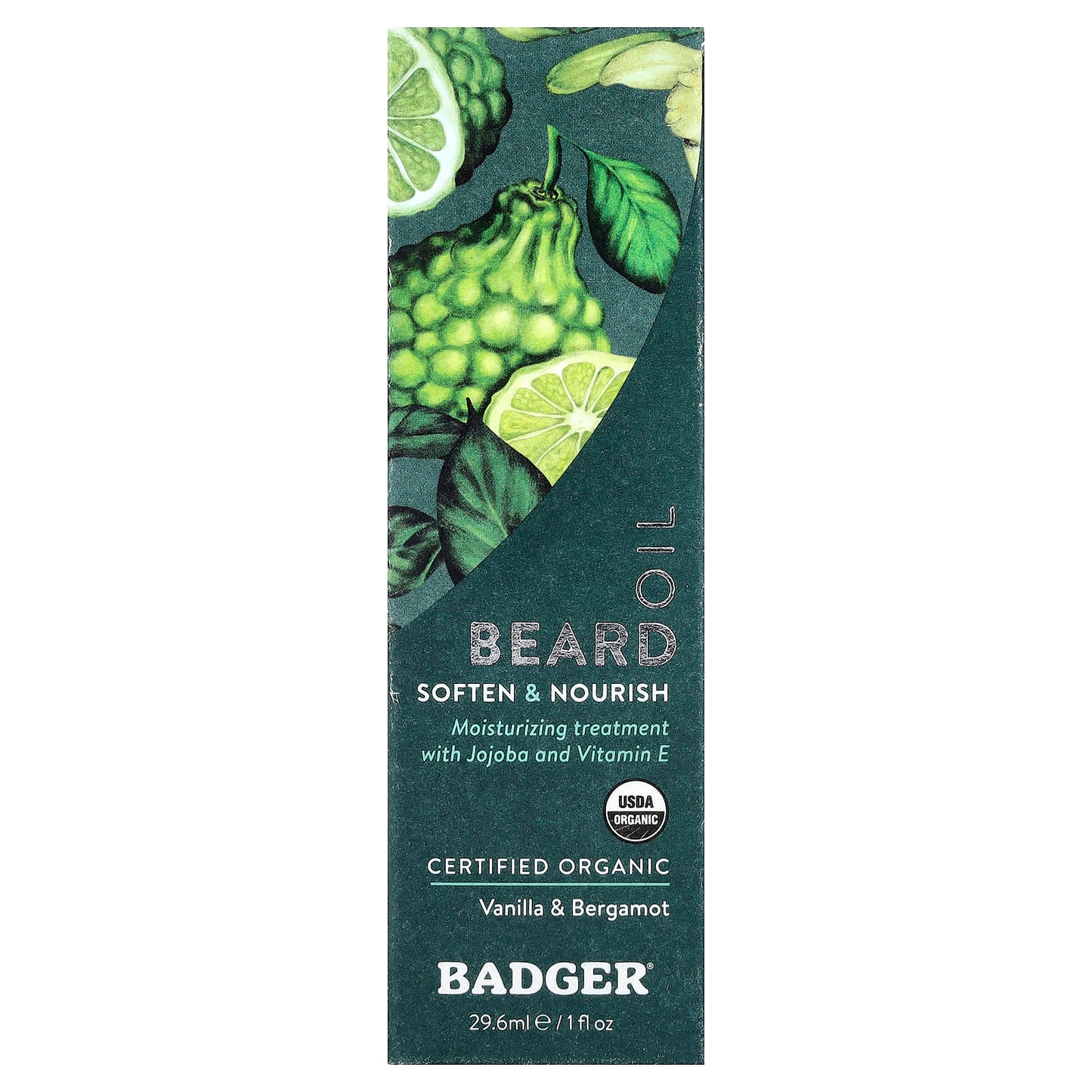 Moisturizing Beard Oil for Men - Vanilla & Bergamot, USDA Organic - Image 2