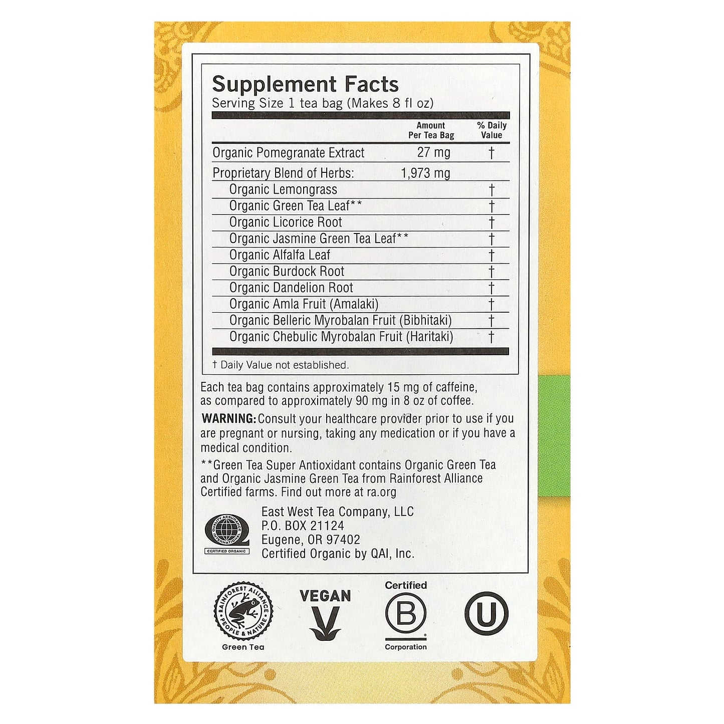 Yogi Tea, Green Tea Super Antioxidant, 16 Tea Bags, 1.12 oz (32 g) - Image 2