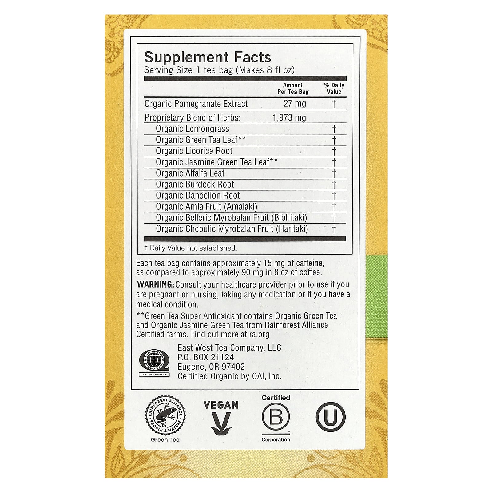 Yogi Tea, Green Tea Super Antioxidant, 16 Tea Bags, 1.12 oz (32 g) - Image 2
