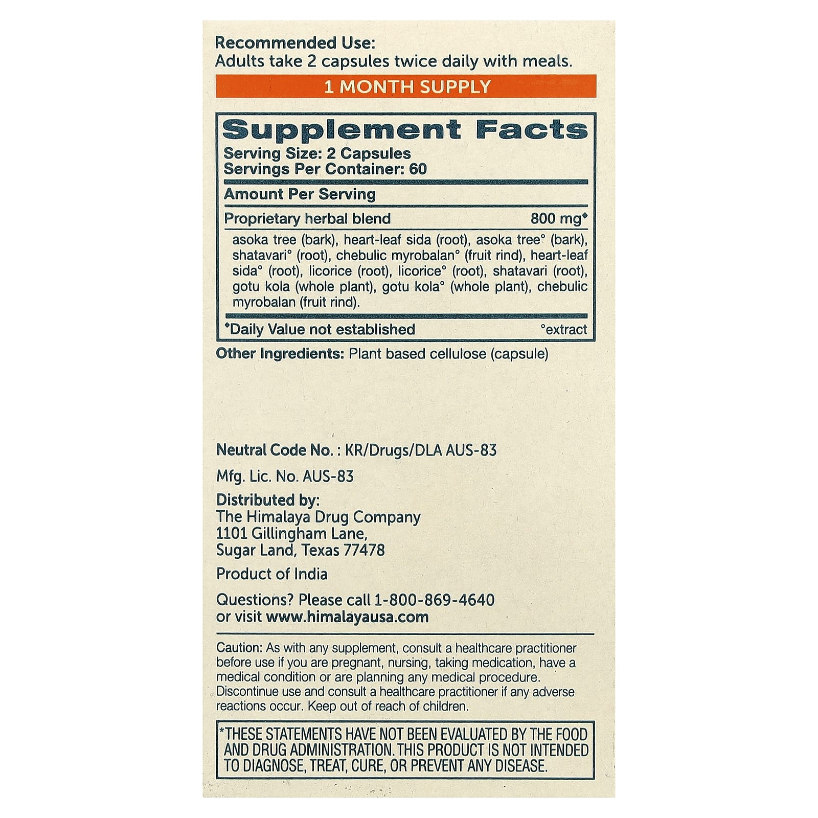 Natural Menopause Relief with Himalaya MenoCare 120 Capsules - Image 2