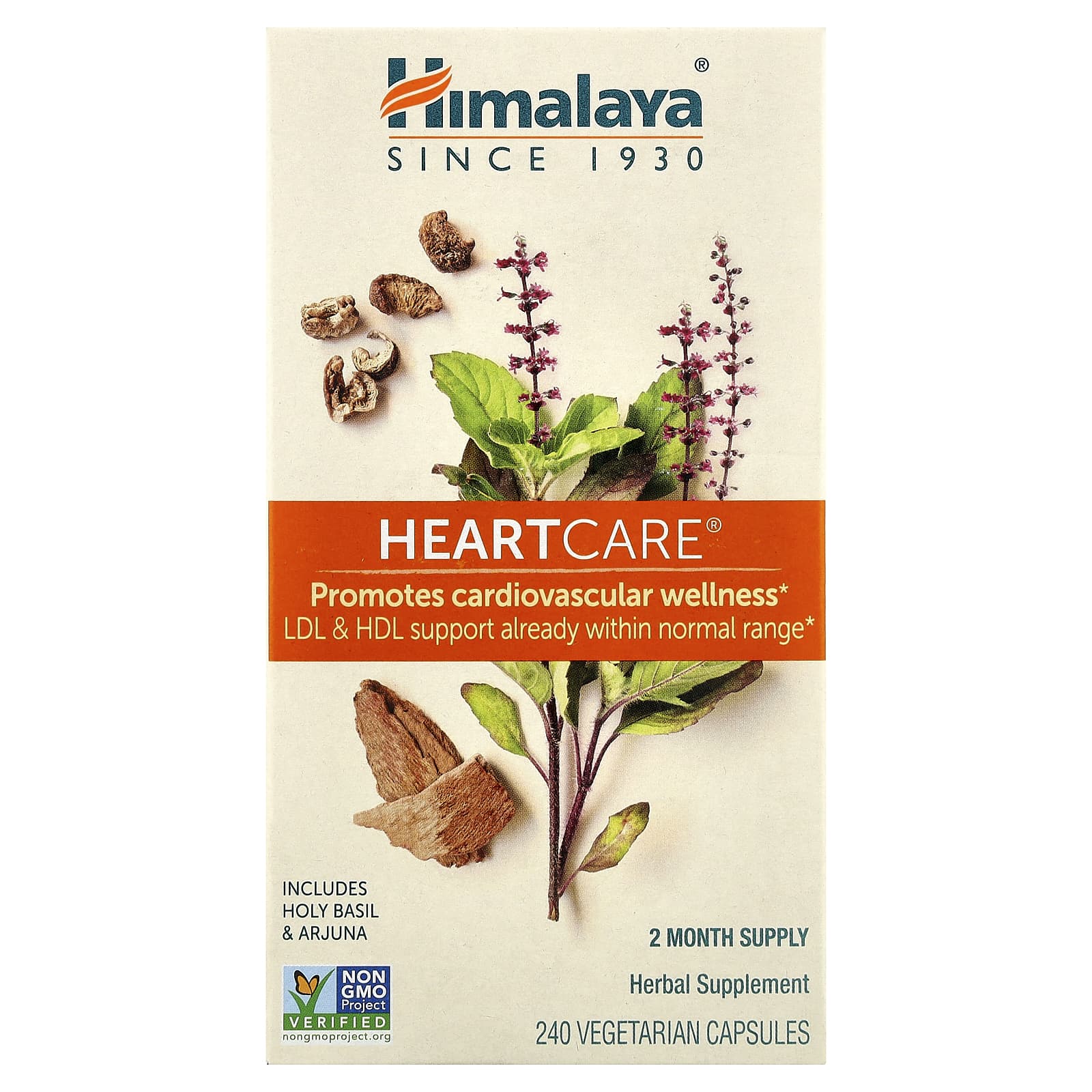 Himalaya HeartCare, 240 Capsules for Cardiovascular Wellness - Image 1