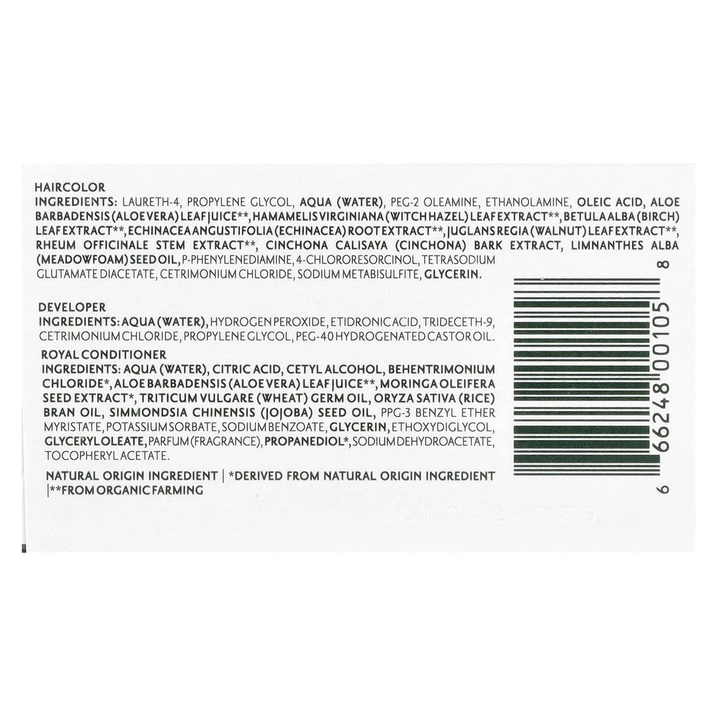 Herbatint Permanent Hair Color Gel - Dark Blonde (6N) - Image 2