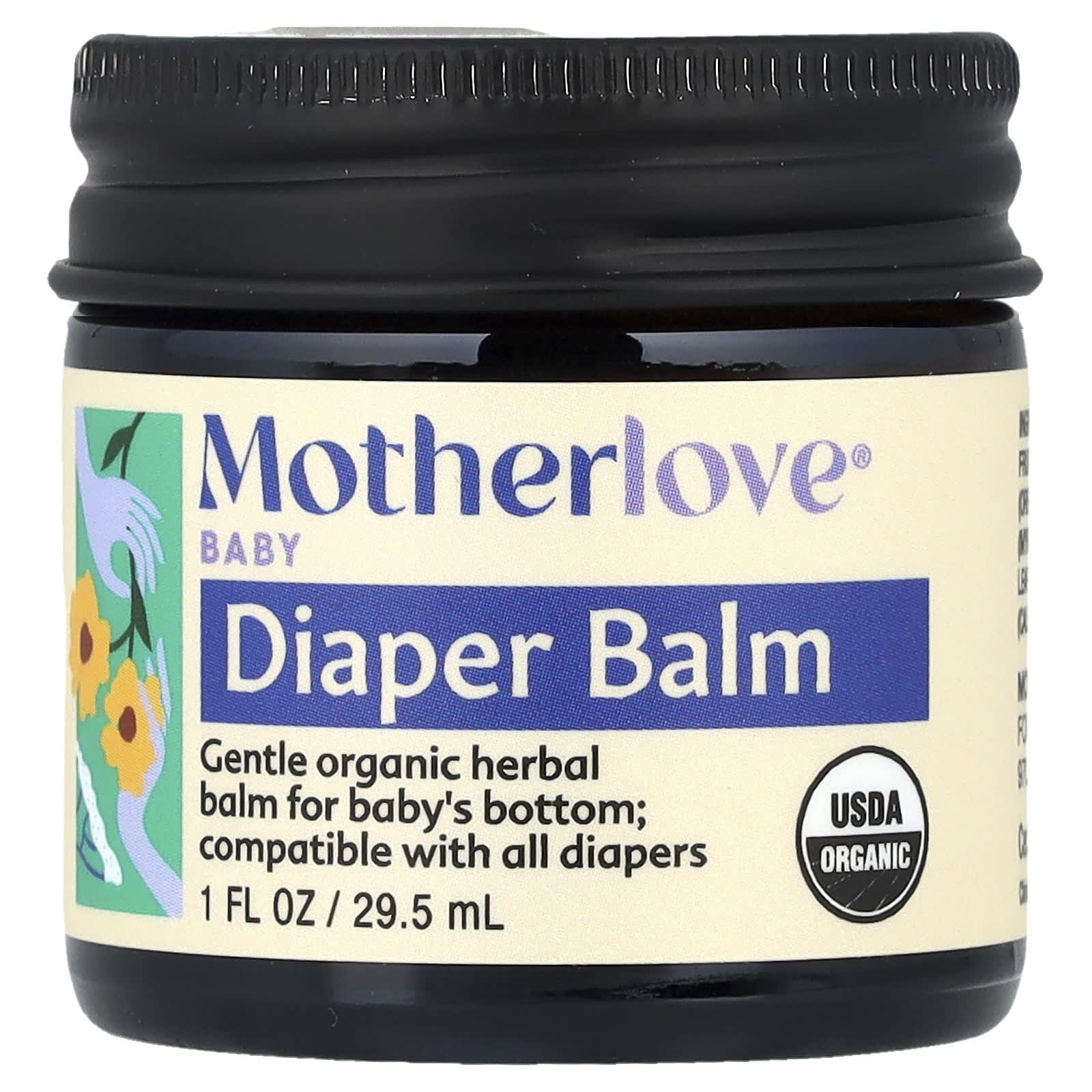 Motherlove, Baby, Diaper Balm, 1 fl oz (29.5 ml) - Image 1