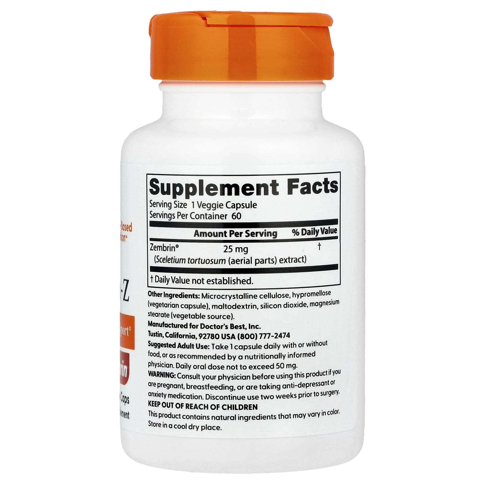 Calm-Z Stress & Focus Support Supplement | 60 Veggie Caps - Image 2