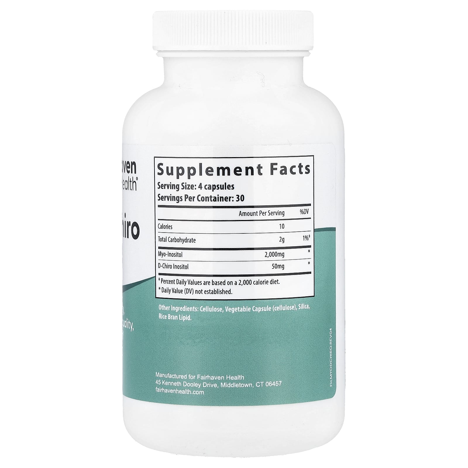 Fairhaven Health Myo + D-Chiro Inositol Fertility Support Supplement - Image 2