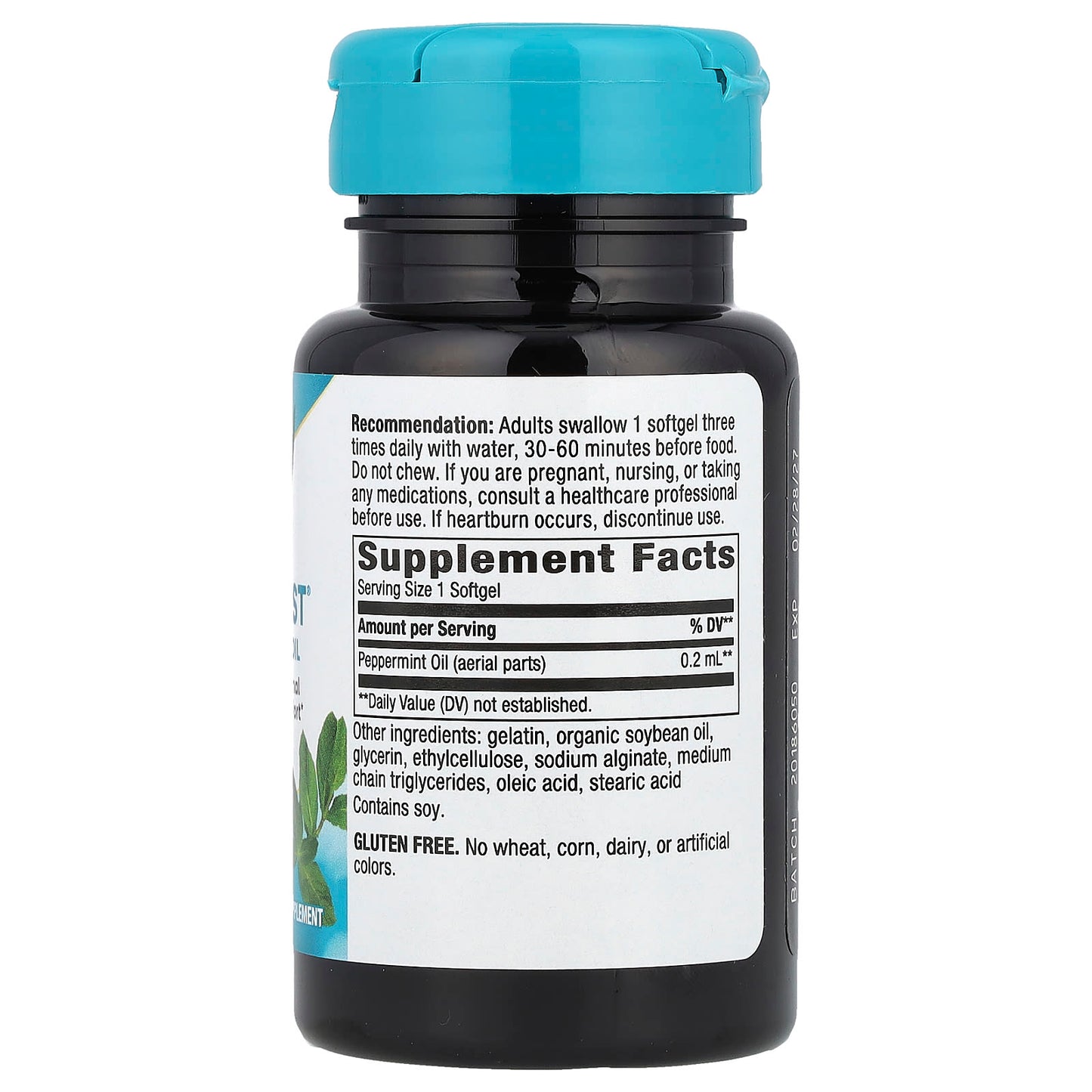 Nature's Way, Pepogest®, Peppermint Oil, 0.2 ml, 60 Softgels