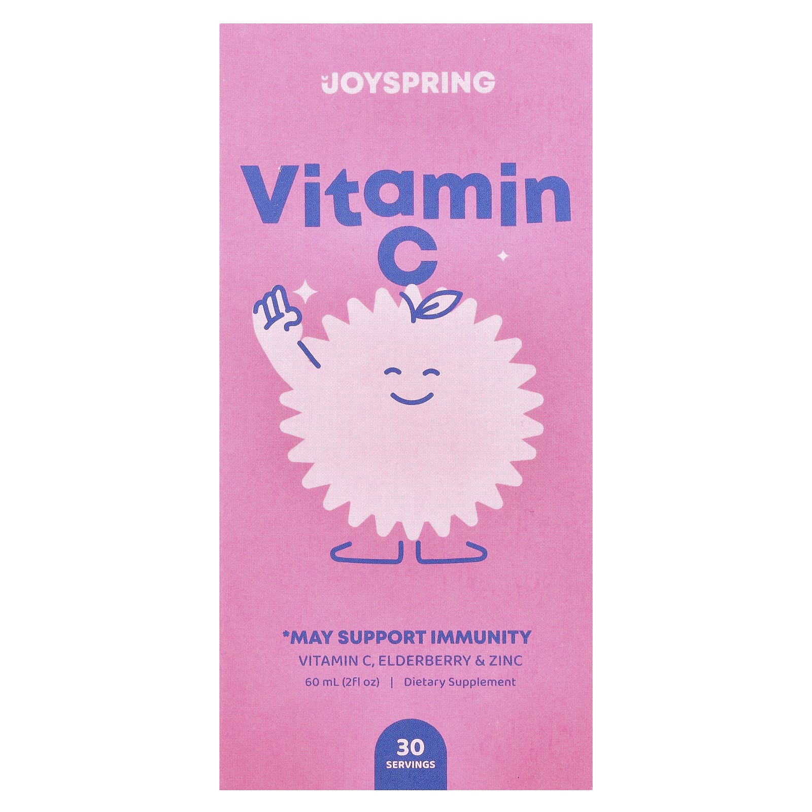 Boost Immunity with JoySpring Vitamin C & Elderberry Supplement - Image 1