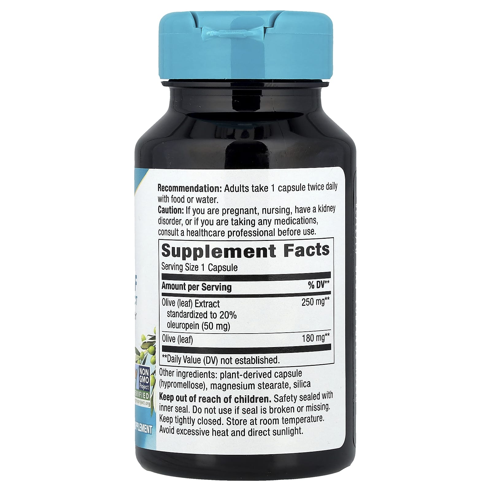 Nature's Way, Premium Extract, Olive Leaf, 60 Vegan Capsules - Image 2
