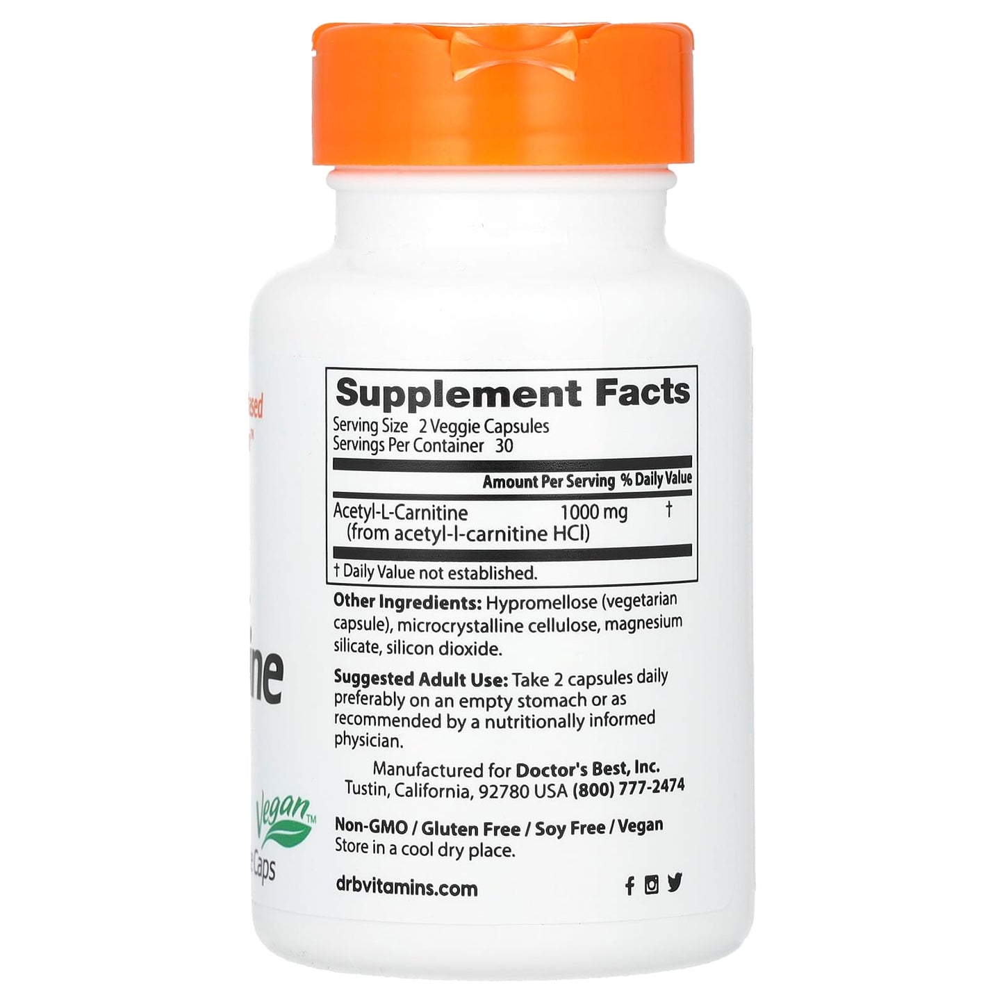 Boost Brain Function with Doctor's Best Acetyl-L-Carnitine Supplements - Image 2