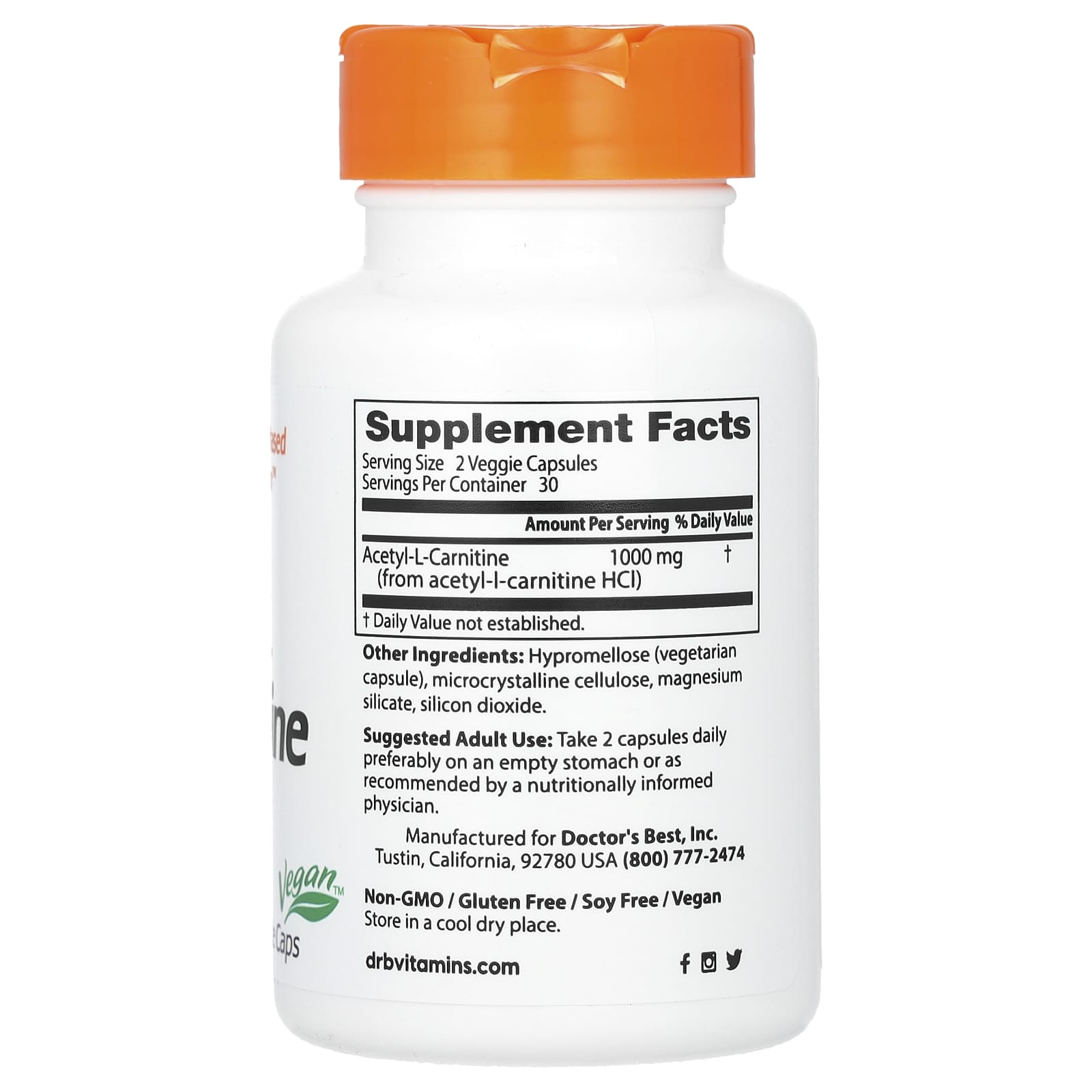 Boost Brain Function with Doctor's Best Acetyl-L-Carnitine Supplements - Image 2