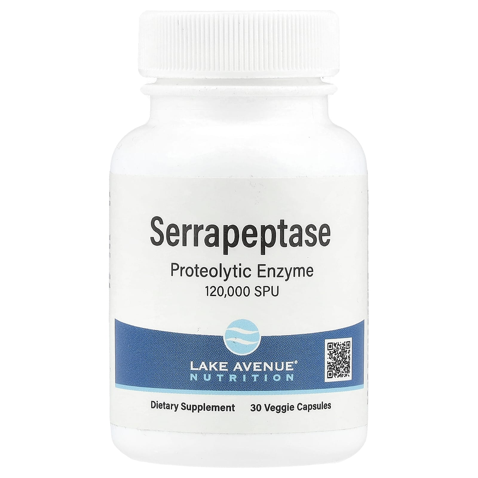 Serrapeptase 120,000 SPUs - Natural Anti-Inflammatory Enzyme for Healthy Sinuses & Immune Function - Image 1