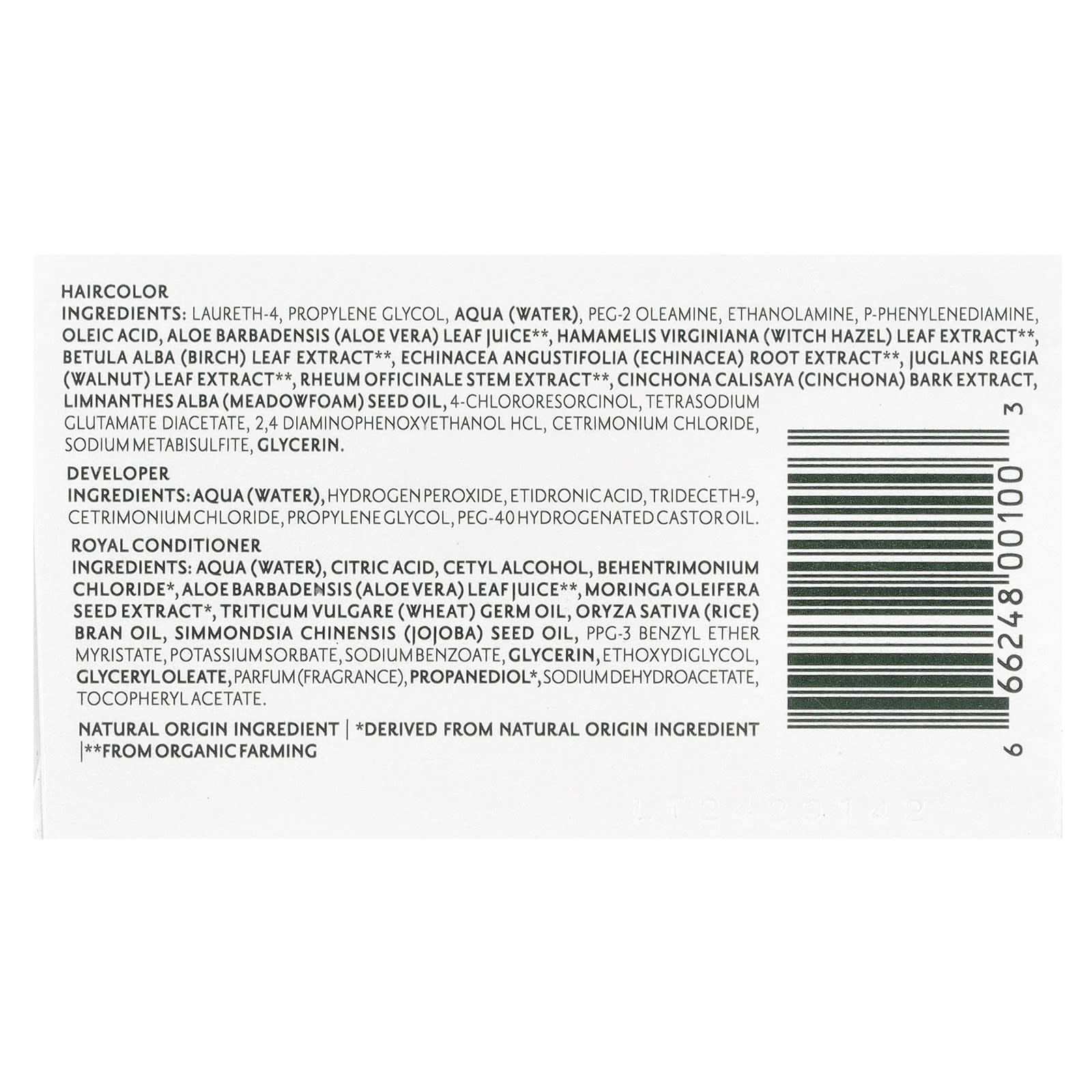 Herbatint Permanent Hair Color Gel - 1N Black 5.75 fl oz (170 ml) - Image 2