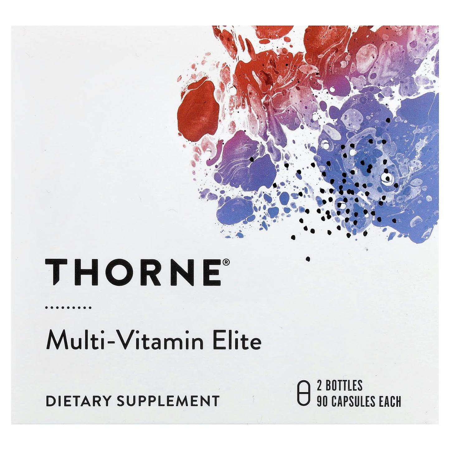Thorne, Multi-Vitamin Elite, A.M. & P.M., 2 Bottles, 90 Capsules Each - Image 1