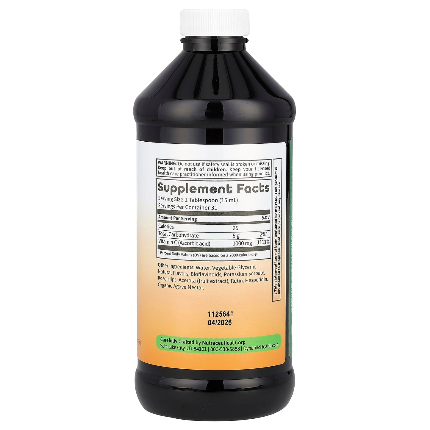 Boost Immune System with Liquid Vitamin C by Dynamic Health - 16 fl oz - Image 2