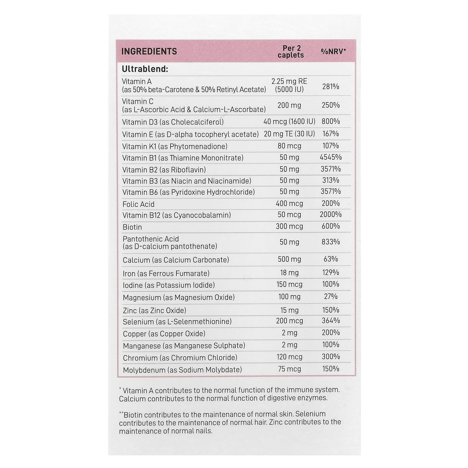 Vplab, Ultra Women’s Multivitamin Formula, 90 Caplets - Image 2