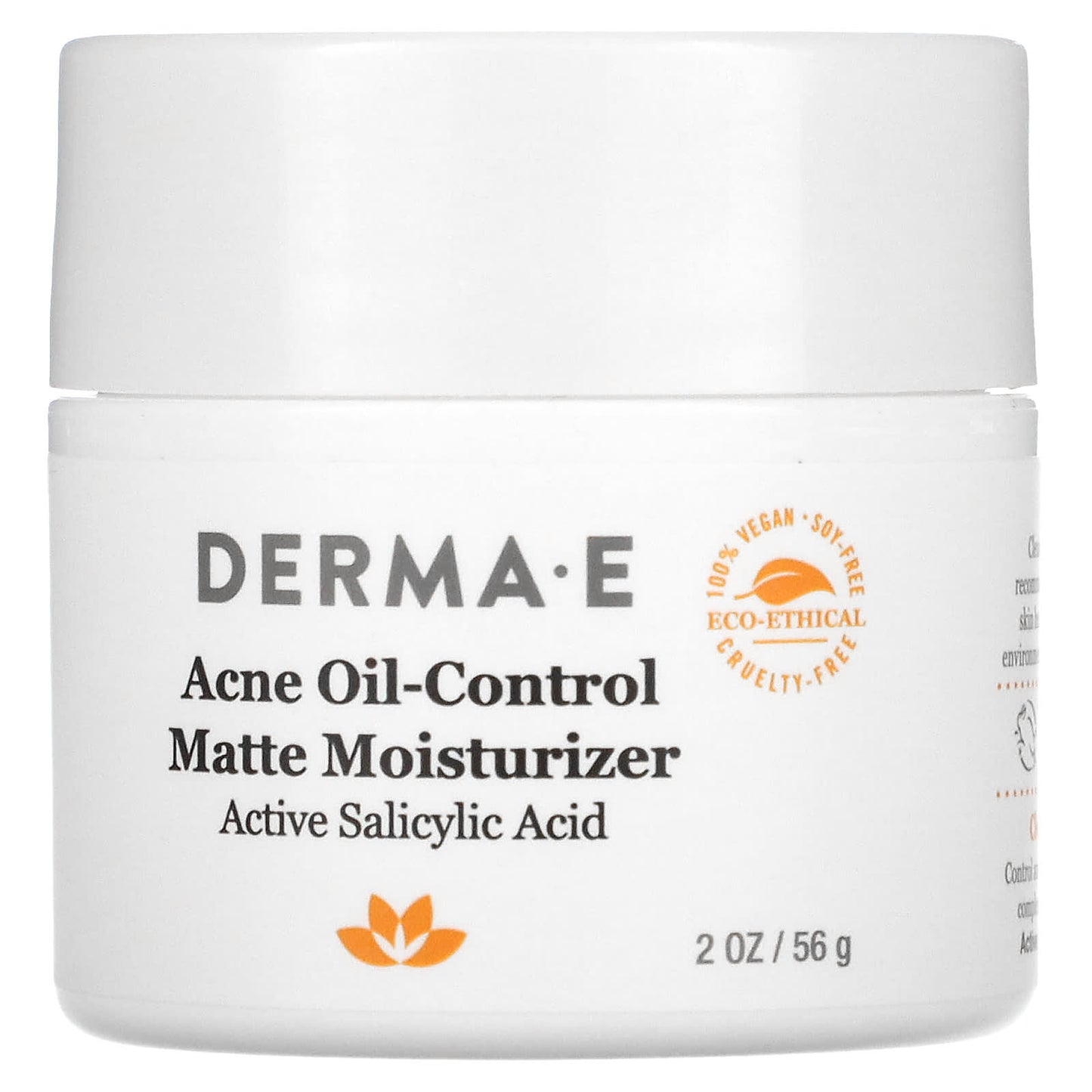 Derma E Acne Oil-Control Matte Moisturizer for Oily Skin - Image 1