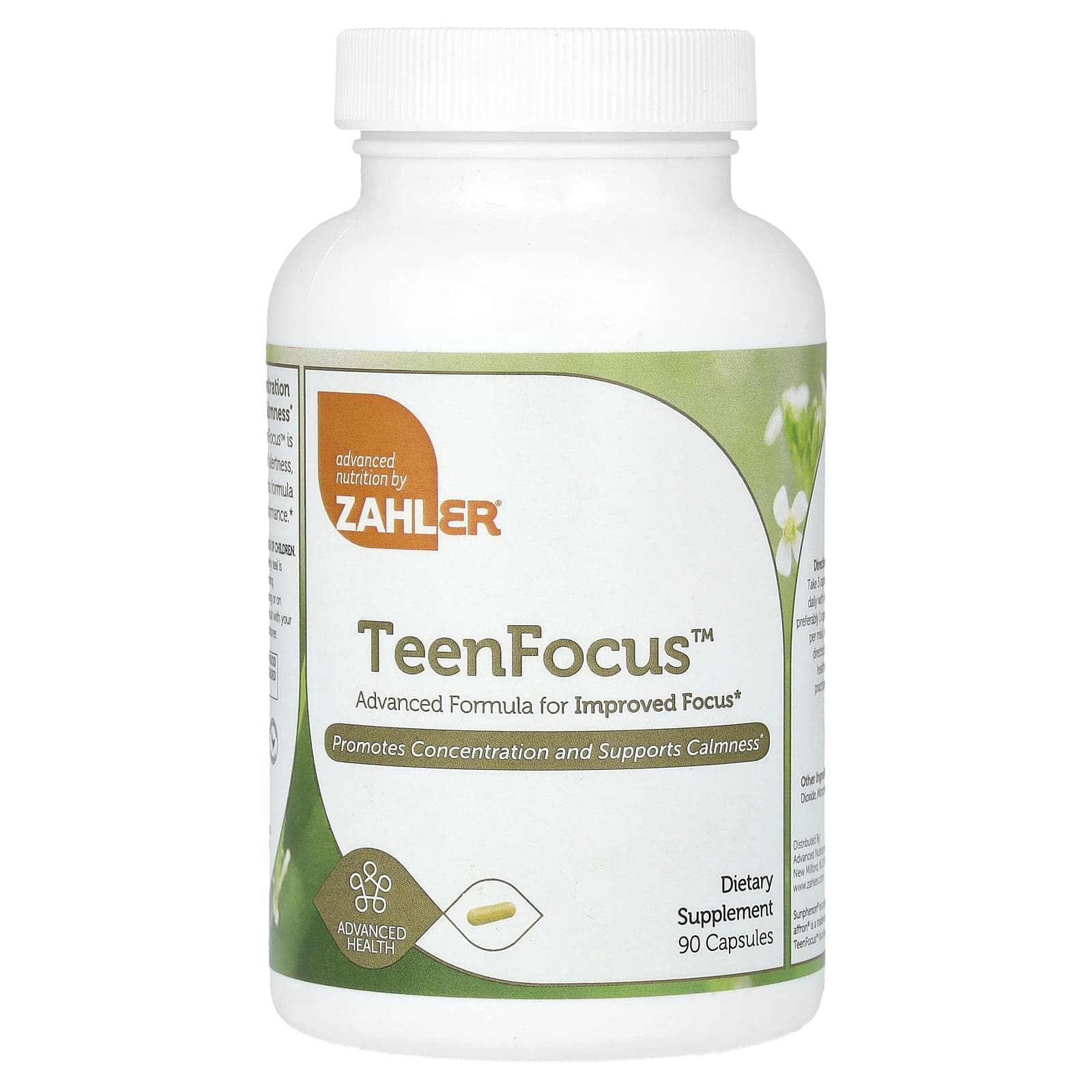 Zahler, TeenFocus, 90 Capsules - Image 1
