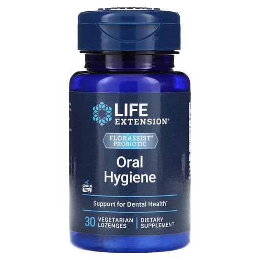 Life Extension, FLORASSIST Probiotic, Oral Hygiene, 30 Vegetarian Lozenges - Image 1