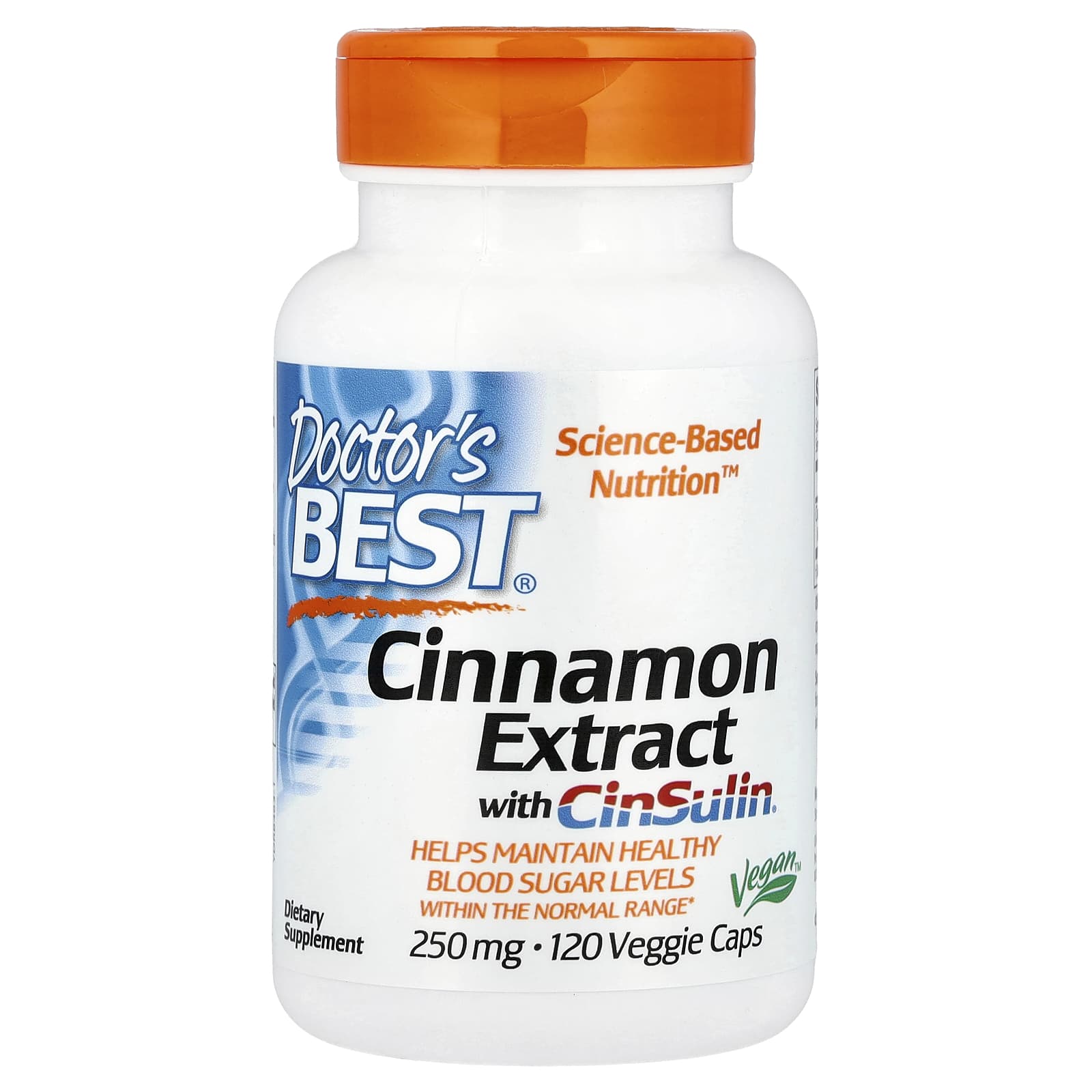 Cinnamon Extract for Blood Sugar Balance & Weight Loss - 120 Capsules - Image 1