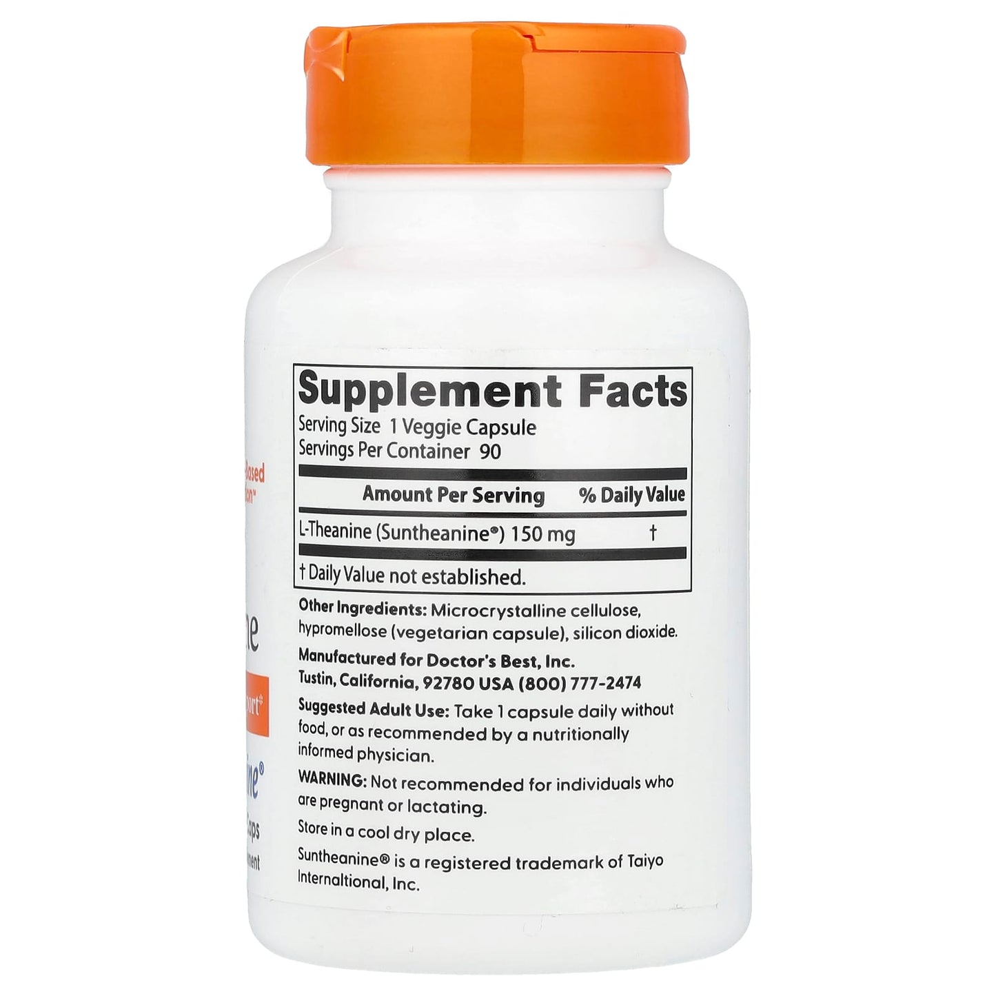 L-Theanine 150mg for Stress Relief & Focus - Image 2