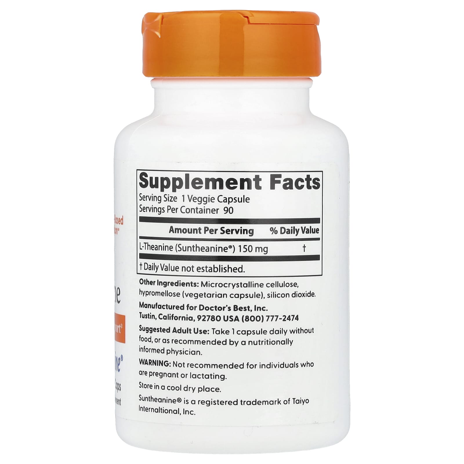L-Theanine 150mg for Stress Relief & Focus - Image 2