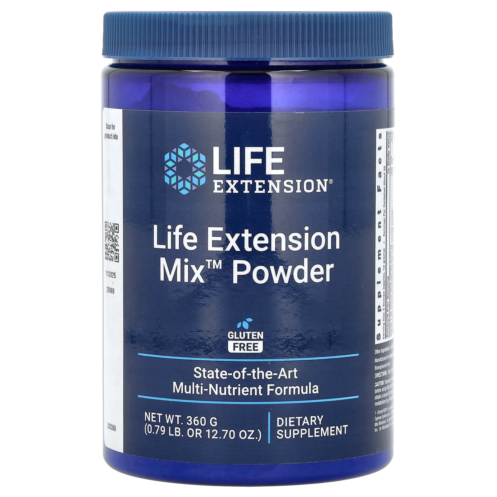Life Extension Mix Powder, 0.79 lbs (360 g) - Image 1