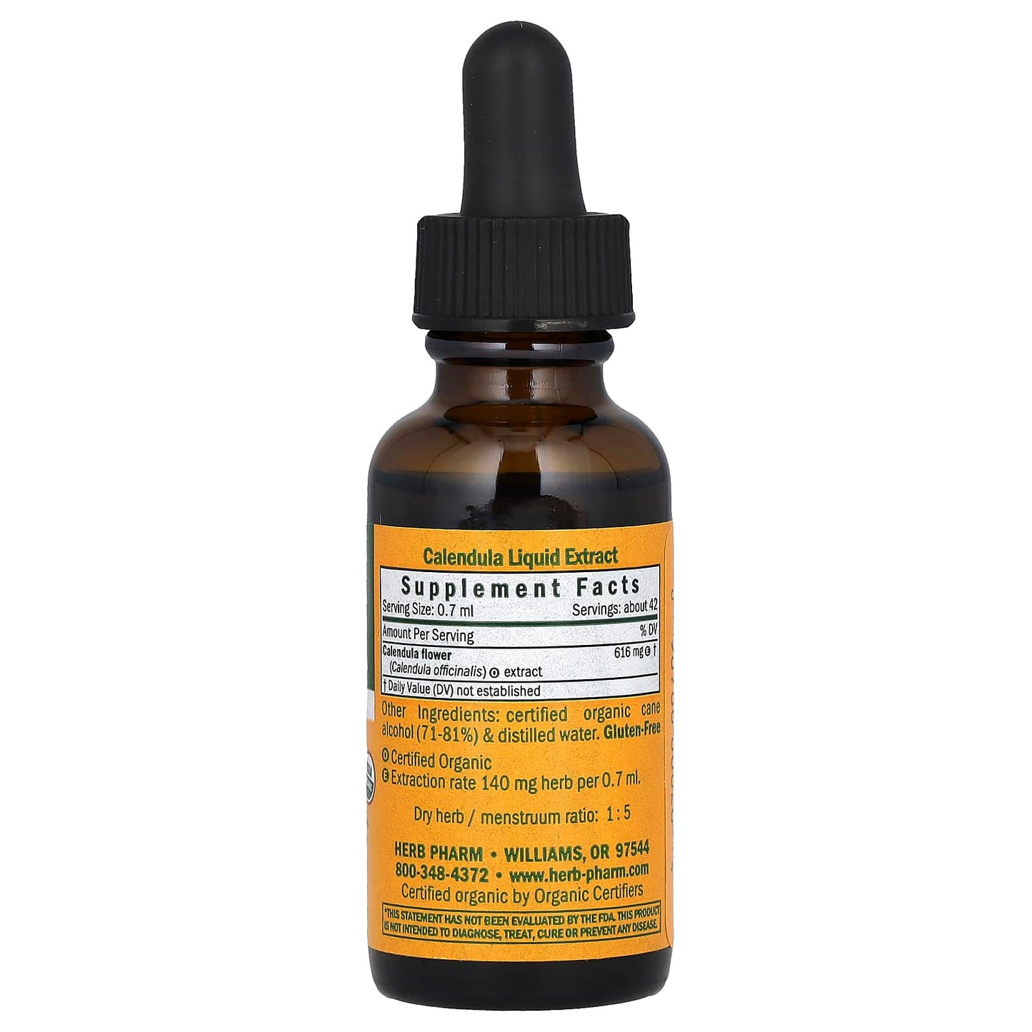 Herb Pharm USDA Organic Calendula Liquid Extract for Immune Support - Image 2