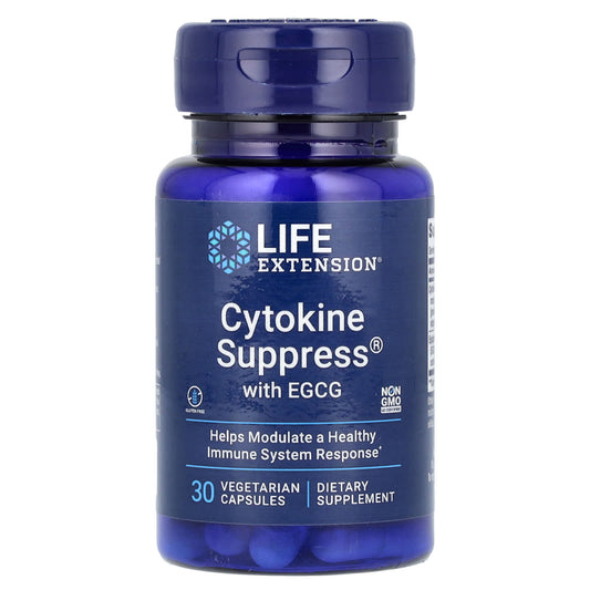 Life Extension, Cytokine Suppress® with EGCG, 30 Vegetarian Capsules - Image 1