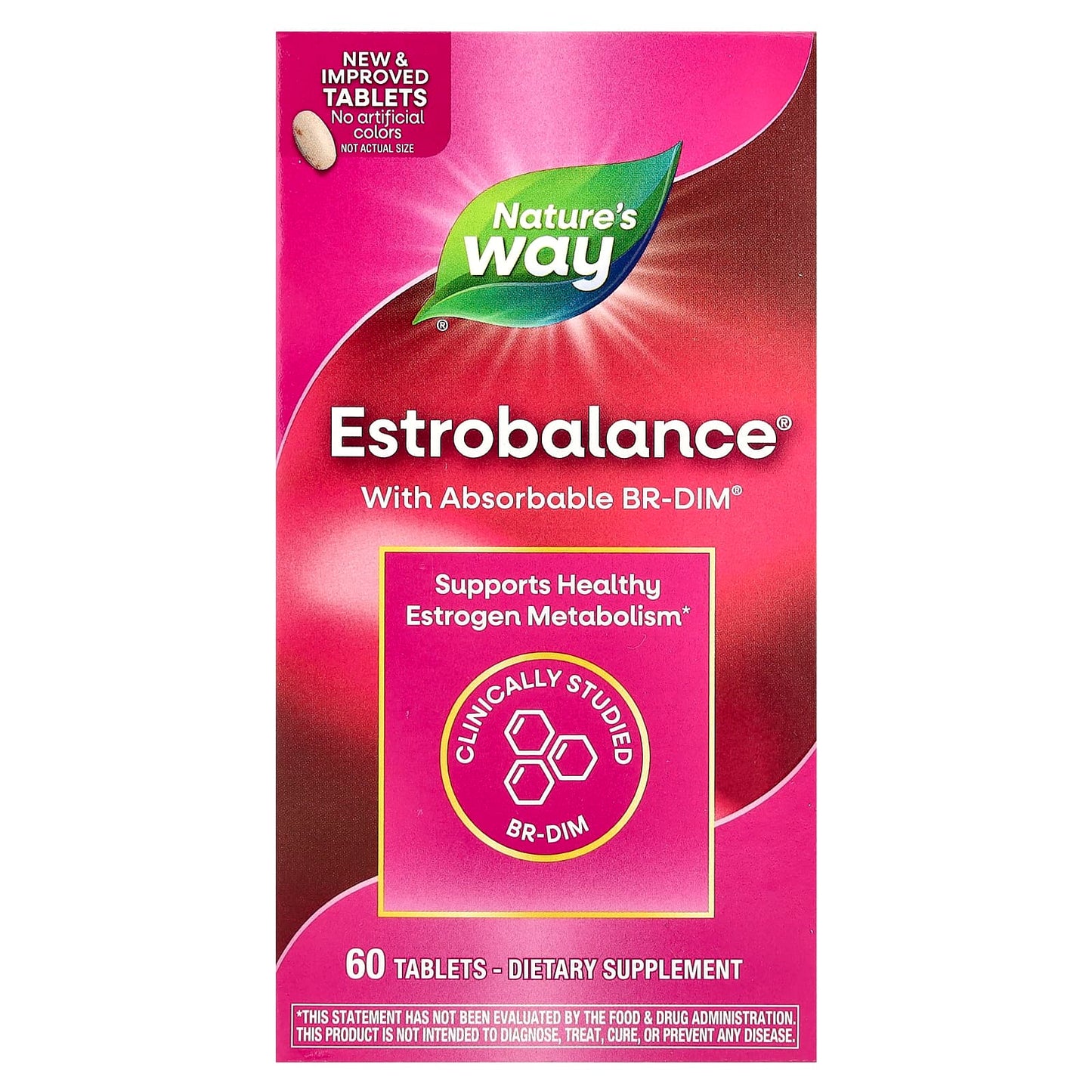 Nature's Way, Estrobalance® with Absorbable BR-DIM®, 60 Tablets - Image 1